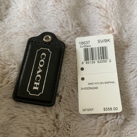 Coach Quilted Chevron Sophia Madison Nylon Satchel - Picture 10 of 15